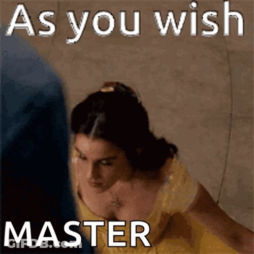 Your Wish Is My Command Emma Watson GIF