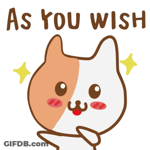 Your Wish Is My Command Hamster GIF
