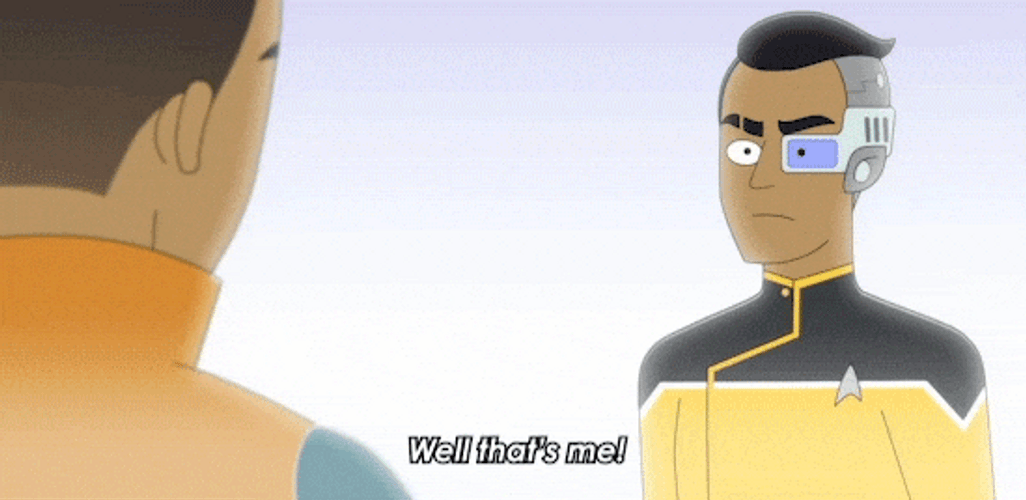 Youre An Imposter Star Trek Sam Rutherford GIF
