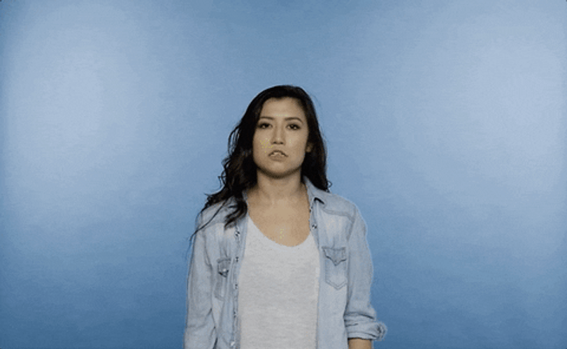Youre Dead To Me Girl Hand Sign GIF