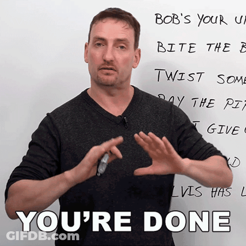 Youre Done Adam Engvid GIF
