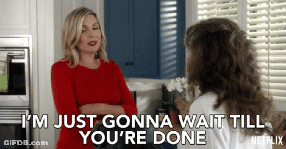 Youre Done June Diane Raphael GIF