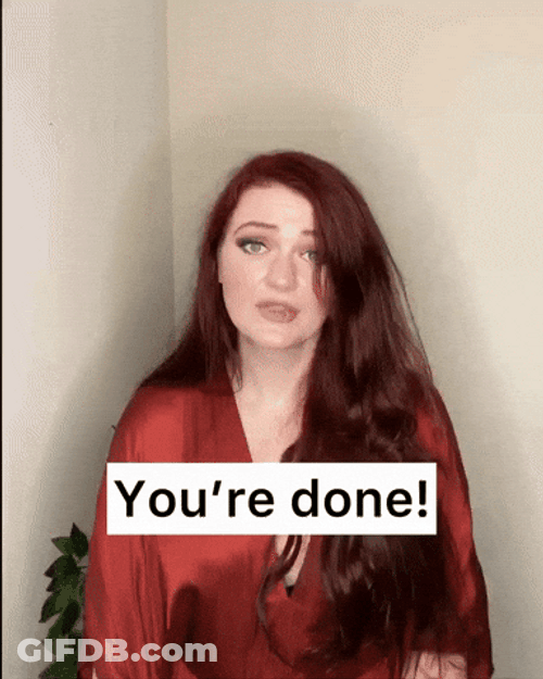 Youre Done Sassy Singer Ryn Dean GIF