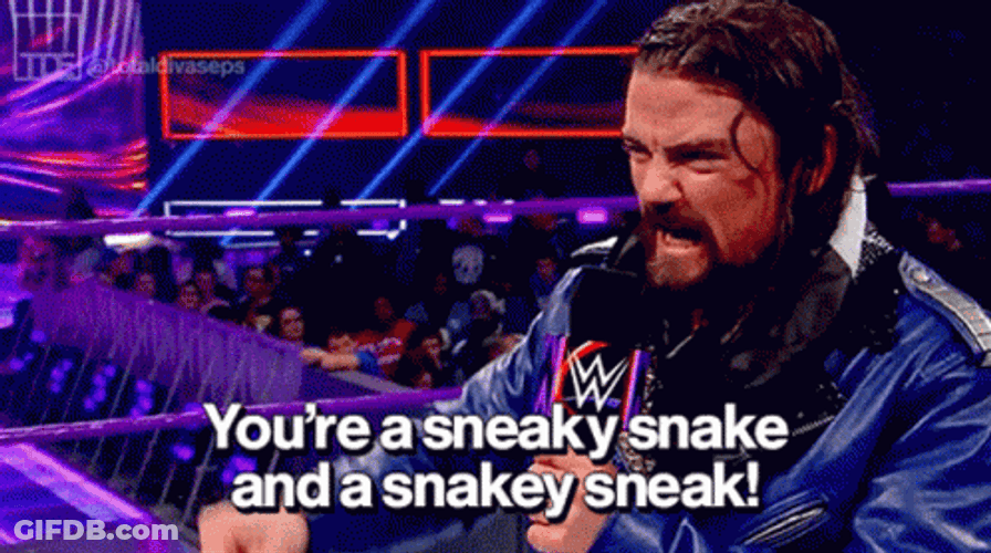 Youre Sly Snake Brian Kendrick WWE GIF