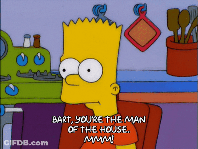 Youre The Man Bart GIF