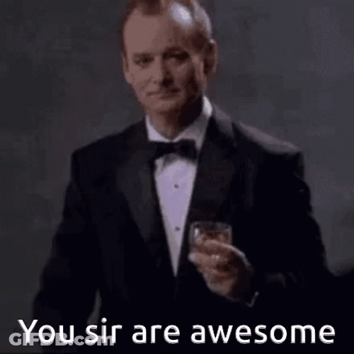 Youre The Man Bill Murray GIF