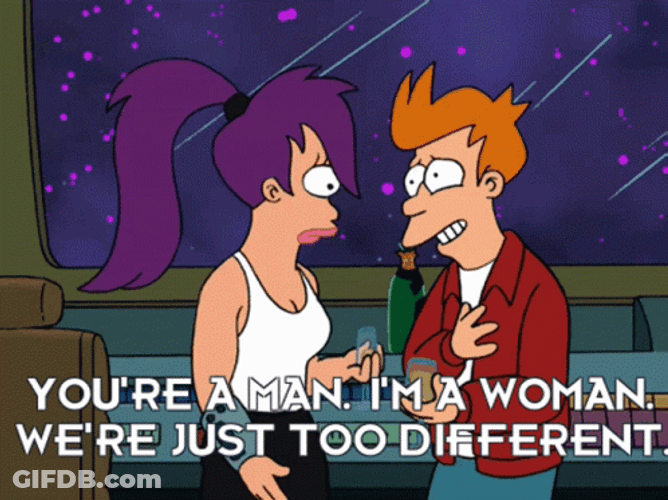 Youre The Man Futurama Leela GIF
