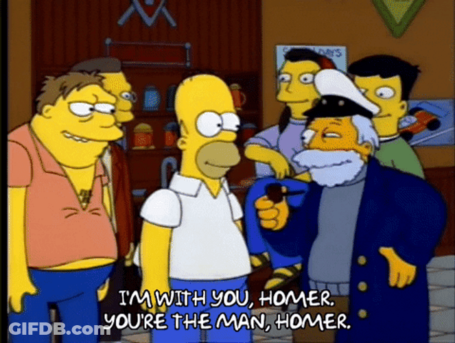 Youre The Man Homer The Vigilante GIF