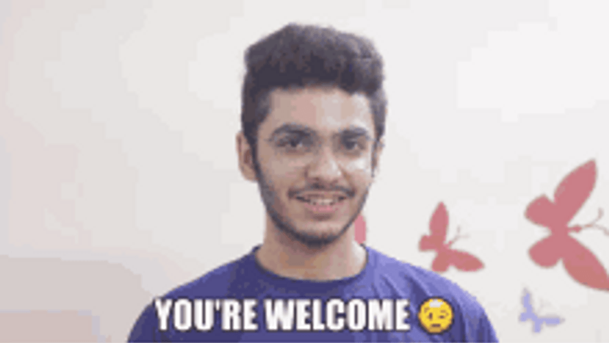 Youre Welcome Cute Aashish Desimarketer GIF