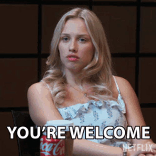 Youre Welcome Elinor Fairmont First Kill GIF