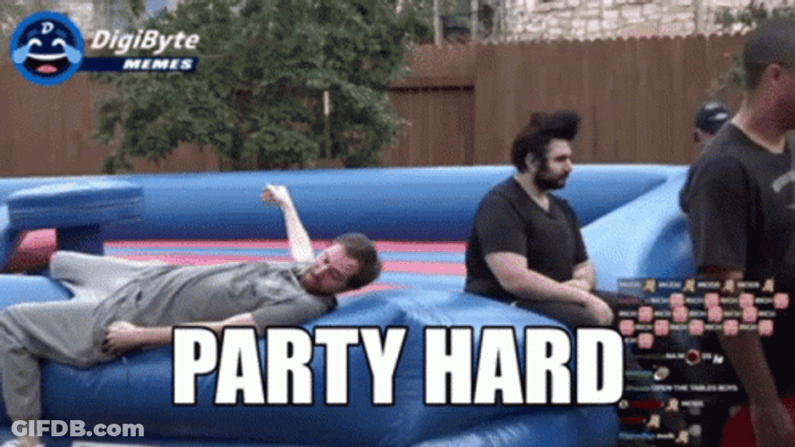 Youtube Mizkif And Friends In The Pool Party Hard GIF