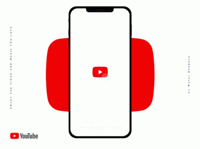 Youtube Mobile Video GIF