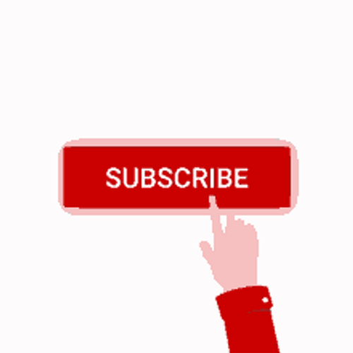YouTube Notification Bell Cute Hand Click GIF