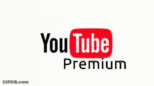YouTube Premium Logo With Play Button GIF