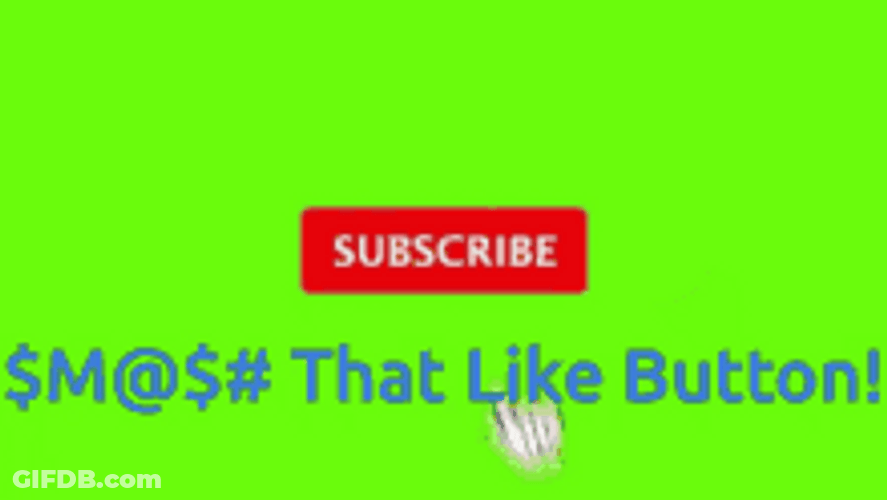 Youtube Subscribe Smash The Like Button Click Notification Bell GIF