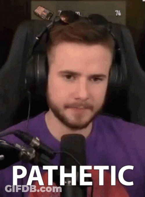 YouTuber Archonaut Pathetic GIF