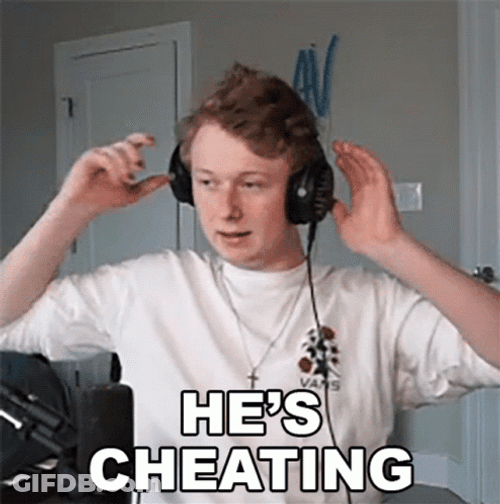 YouTuber Avfn He's Cheating GIF