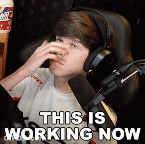Youtuber Casey Kirwan It's Working Now GIF