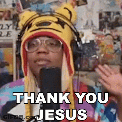 YouTuber Christene  Thank You Jesus GIF