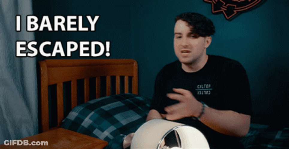 Youtuber Culter35 Barely Escaped GIF