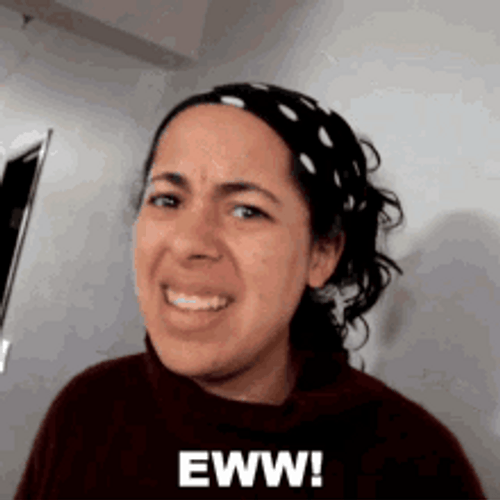YouTuber Gabriella Skory Eww Reaction GIF