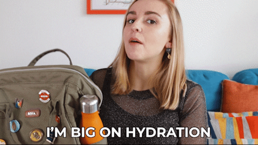 Youtuber Hannah Witton On Big Hydration Drink Water GIF
