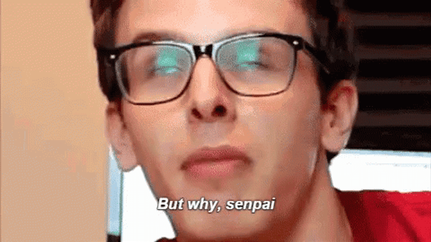 Youtuber Idubbbz Ian Carter But Why Senpai GIF