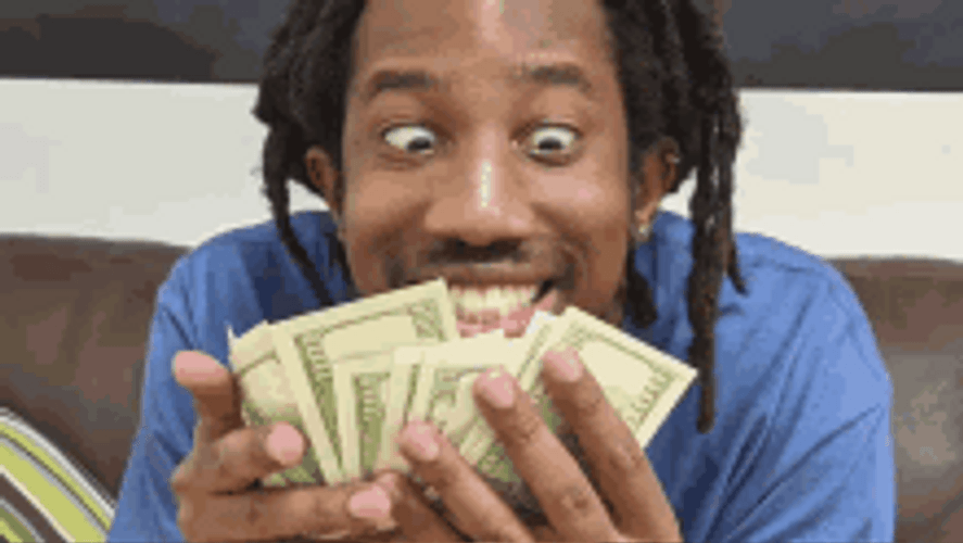 Youtuber Jabrils Big Eyes Money Money Money GIF