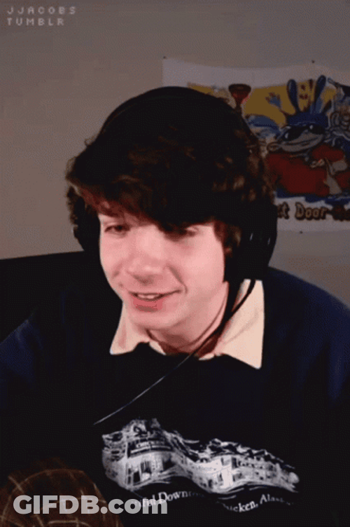 YouTuber Karl Jacobs Cute Laugh GIF