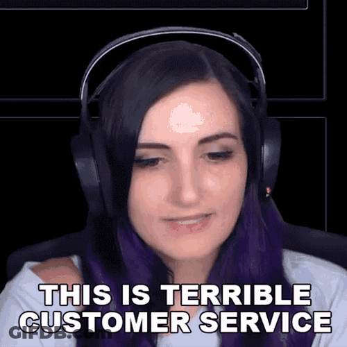 Youtuber Lauren Webber Terrible Customer Service GIF