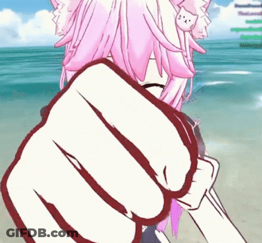 Youtuber Nyanners Beat Up Actions GIF