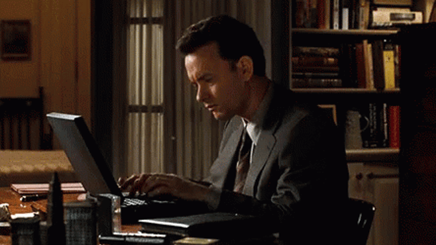 Youve Got Mail Stressed Tom GIF