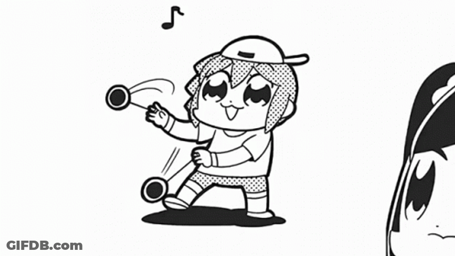 Yoyo Trick Anime Kid GIF