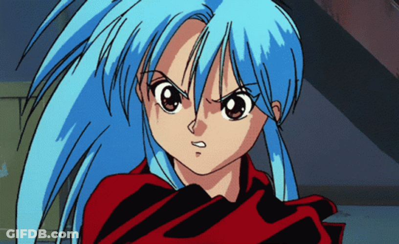Yu Yu Hakusho Botan Fighting GIF