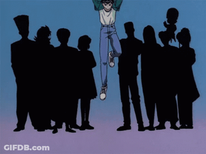 Yu Yu Hakusho Complete Cast GIF