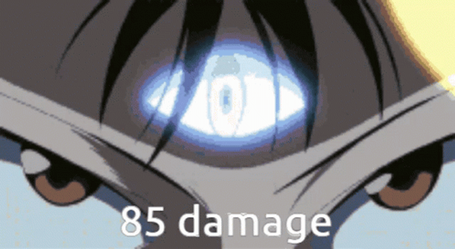 Yu Yu Hakusho Hiei  Strong Damage Power GIF