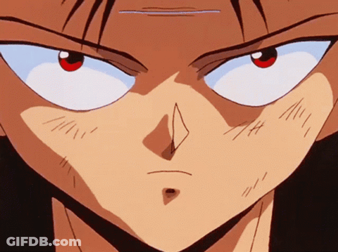 Yu Yu Hakusho Hiei Third Eye GIF