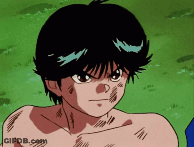 Yu Yu Hakusho Naughty Yusuke GIF