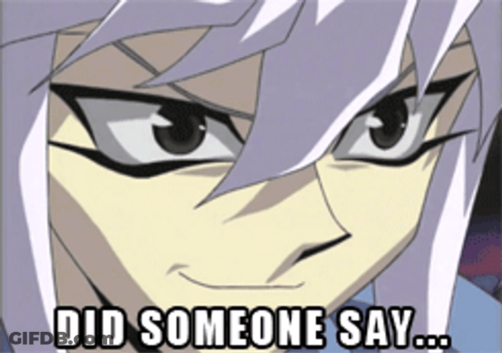 Yugioh Bakura Did Someone Said Card Games GIF