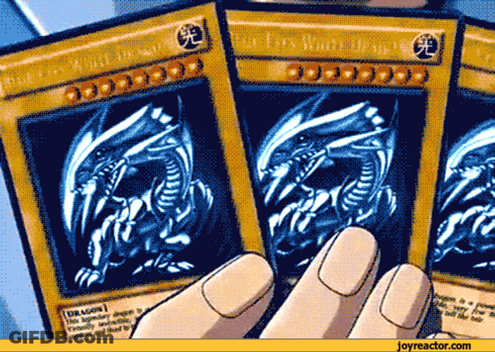 Yugioh Blue Eyes Dragon Set GIF