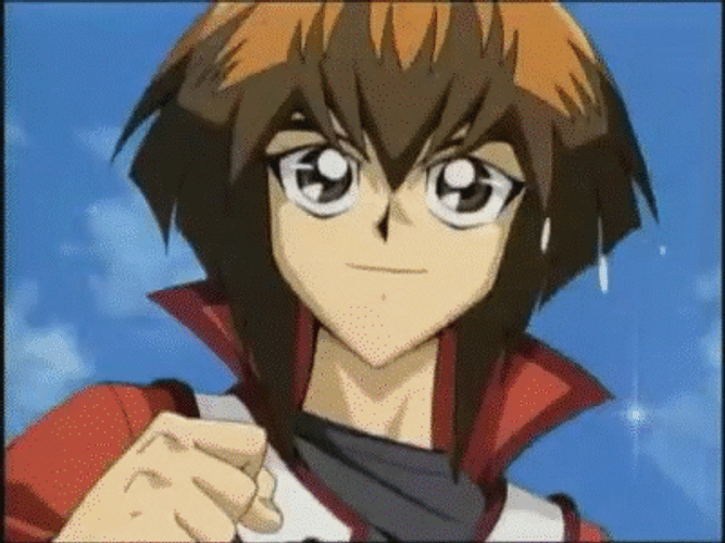 Yugioh GX Excited Jaden Yuki GIF