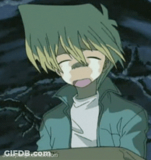 Yugioh Joey Crying Hard GIF