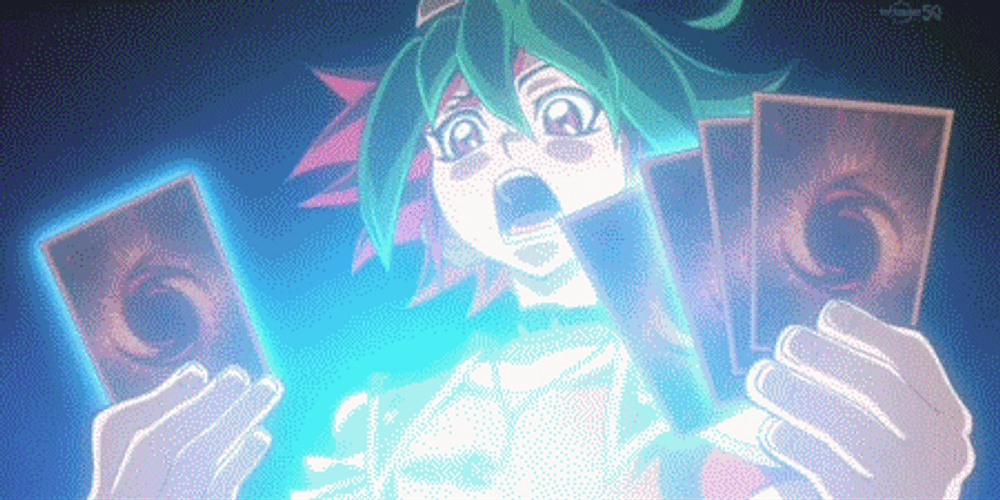 Yugioh Shocking Card Transformation GIF