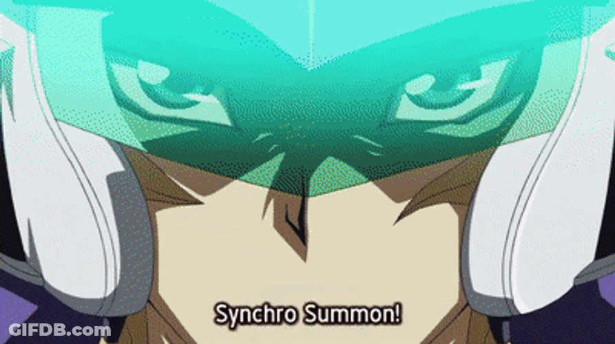 Yugioh Synchro Summon Red Daemon Dragon GIF