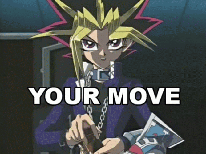 Yugioh Yami Your Move GIF