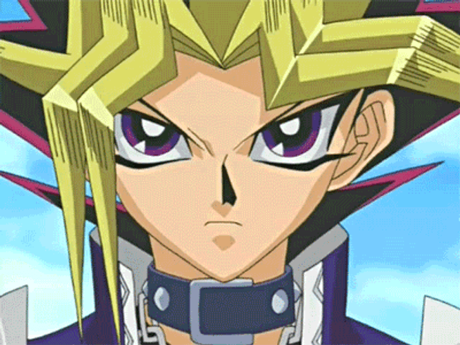 Yugioh Yami Yugi Shocked GIF