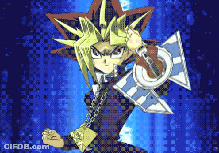 Yugioh Yugi Ready For Duel GIF