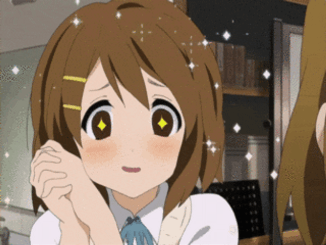 Yui Hirasawa Awe And Amazed Face GIF