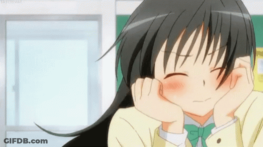 Yui Kotegawa Blushing Anime GIF