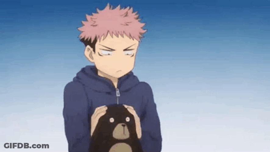 Yuji Itadori And Tsukamoto Bear GIF